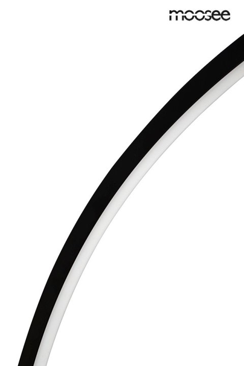 MOOSEE lampa ścienna HOOP 60 czarna MOOSEE lampa ścienna HOOP 60 czarna