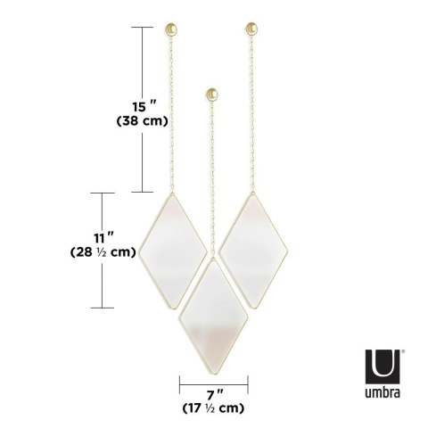 UMBRA lustra DIMA DIAMOND złote UMBRA lustra DIMA DIAMOND złote