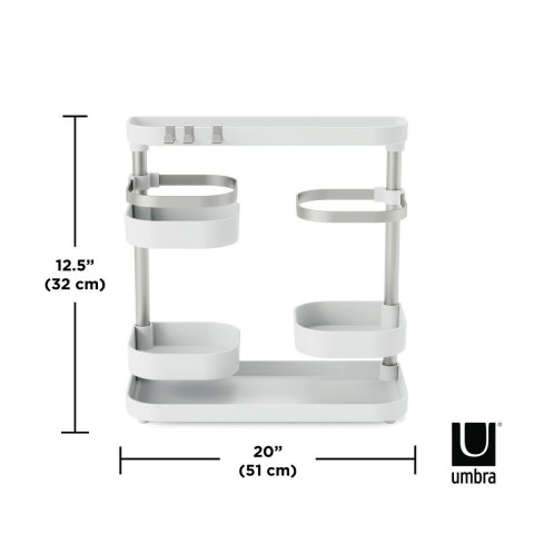 UMBRA organizer kuchenny HOLSTER biało / niklowany UMBRA organizer kuchenny HOLSTER biało / niklowany