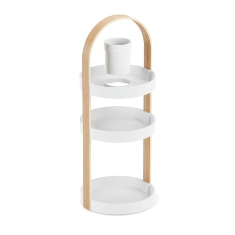 UMBRA organizer na kosmetyki BELLWOOD biały naturalny UMBRA organizer na kosmetyki BELLWOOD biały naturalny
