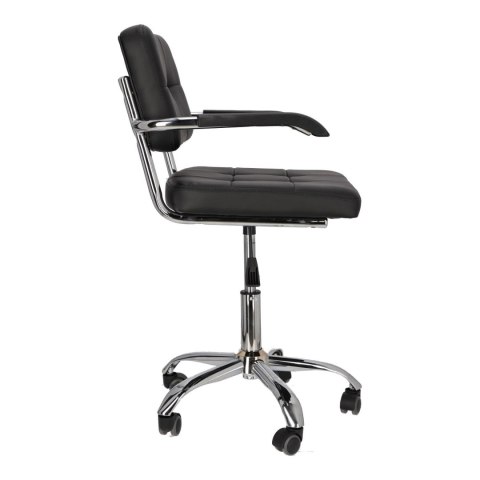Fotel biurowy Nelson Arm black PU Fotel biurowy Nelson Arm black PU