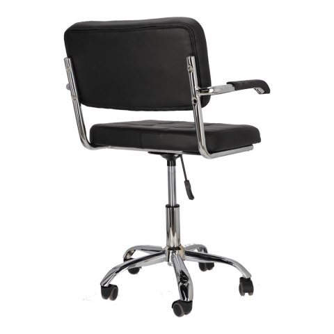 Fotel biurowy Nelson Arm black PU Fotel biurowy Nelson Arm black PU