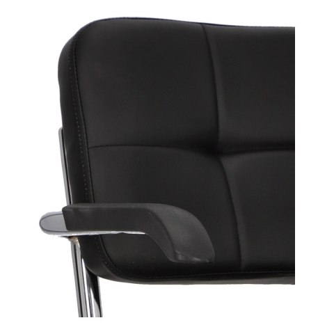 Fotel biurowy Nelson Arm black PU Fotel biurowy Nelson Arm black PU