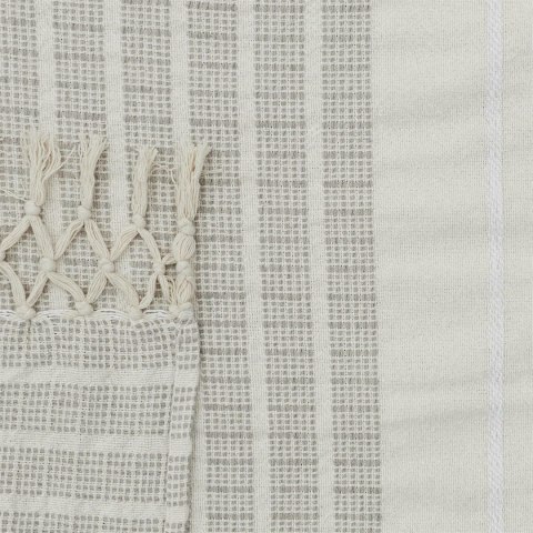 Koc/ Pled Cotton beżowy 160x130cm Koc/ Pled Cotton beżowy 160x130cm