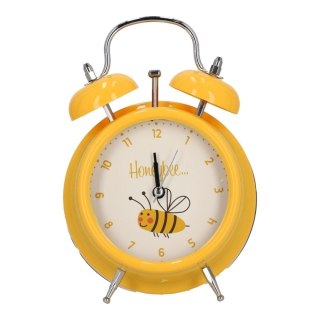 Zegarek budzik Honeybee żółty