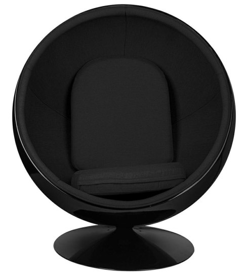 Fotel BALL BLACK czarny Fotel BALL BLACK czarny
