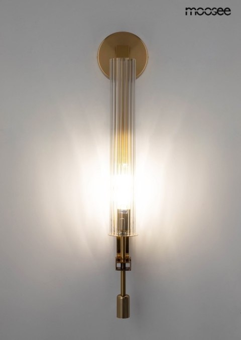 MOOSEE lampa ścienna BORGIA złota