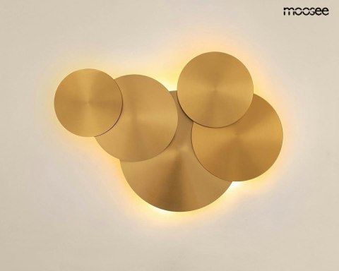 MOOSEE lampa ścienna SCUDO złota MOOSEE lampa ścienna SCUDO złota