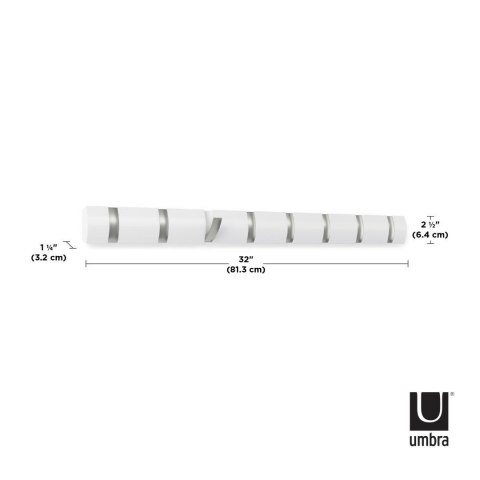 UMBRA wieszak na ubrania FLIP 8 -biały UMBRA wieszak na ubrania FLIP 8 -biały
