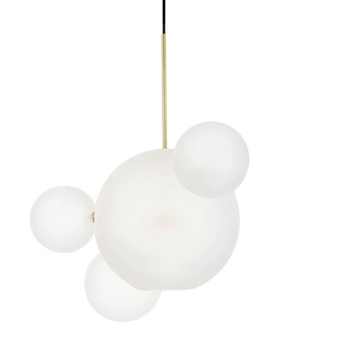 MOOSEE lampa wisząca CAPRI LINE 3 złota / biała - 180 LED, aluminium, szkło