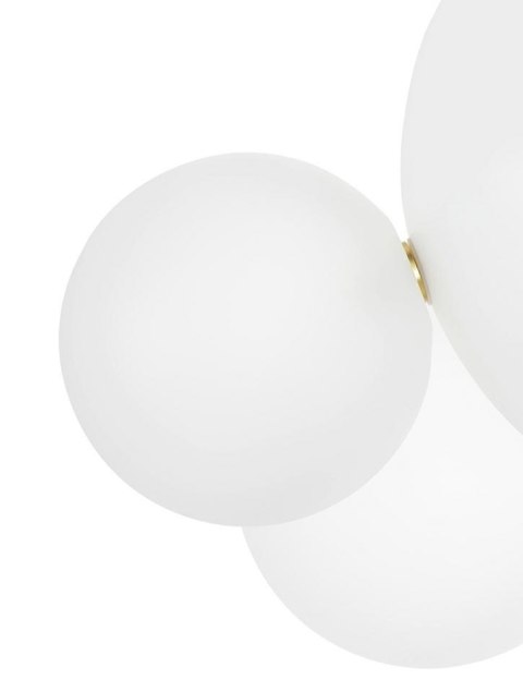 MOOSEE lampa wisząca CAPRI LINE 3 złota / biała - 180 LED, aluminium, szkło