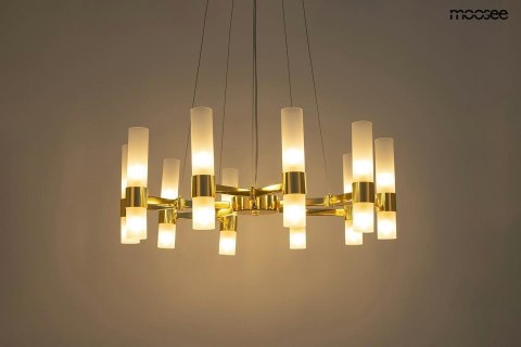 MOOSEE lampa wisząca TUBS 10 złota MOOSEE lampa wisząca TUBS 10 złota