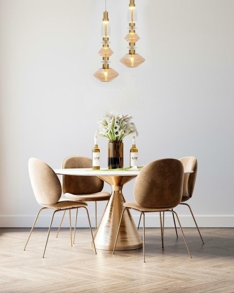 MOOSEE lampa wisząca VASO złota MOOSEE lampa wisząca VASO złota