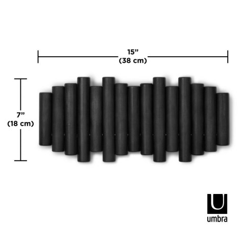 UMBRA wieszak na ubrania PICKET RAIL czarny UMBRA wieszak na ubrania PICKET RAIL czarny