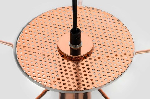 Lampa wisząca SANDRA 20 miedziana - szkło, metal Lampa wisząca SANDRA 20 miedziana - szkło, metal
