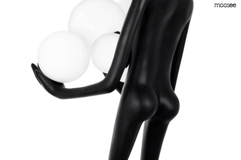 MOOSEE lampa podłogowa HUMAN czarna MOOSEE lampa podłogowa HUMAN czarna