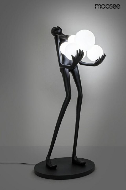 MOOSEE lampa podłogowa HUMAN czarna MOOSEE lampa podłogowa HUMAN czarna