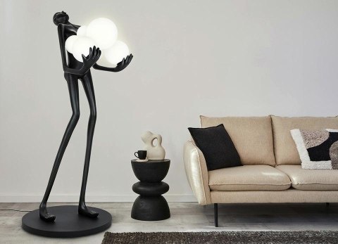 MOOSEE lampa podłogowa HUMAN czarna MOOSEE lampa podłogowa HUMAN czarna