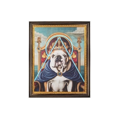 Obraz NEON BULLDOG 80x100 cm Obraz NEON BULLDOG 80x100 cm