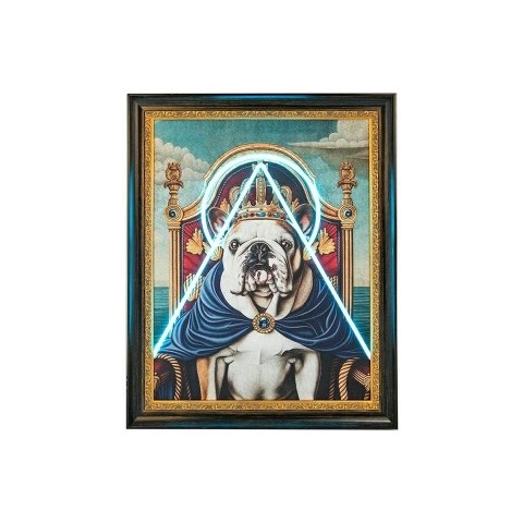 Obraz NEON BULLDOG 80x100 cm Obraz NEON BULLDOG 80x100 cm