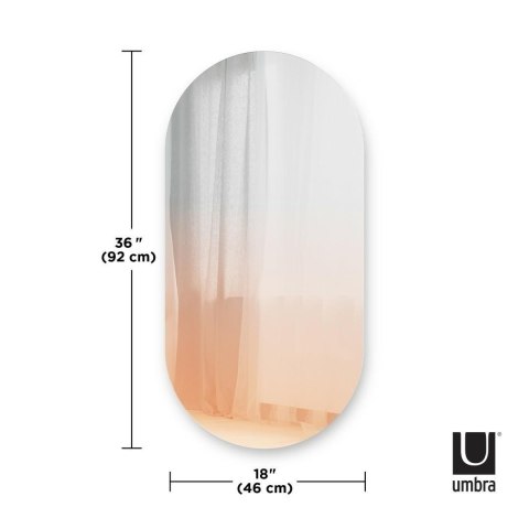 UMBRA lustro MISTO 61 x 46 cm miedziane UMBRA lustro MISTO 61 x 46 cm miedziane