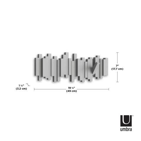 UMBRA wieszak na ubrania STICKS szary UMBRA wieszak na ubrania STICKS szary