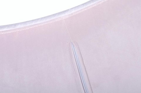 Fotel EGG SZEROKI VELVET jasny róż.30 - welur, podstawa stal Fotel EGG SZEROKI VELVET jasny róż.30 - welur, podstawa stal