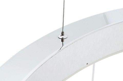 Lampa wisząca RING 40 srebrna - LED, stal polerowana