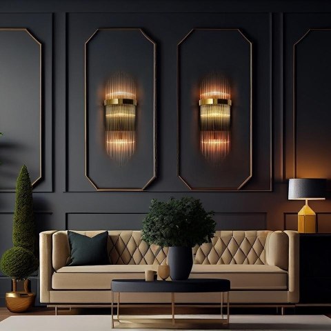 MOOSEE lampa ścienna FLORENS L złota MOOSEE lampa ścienna FLORENS L złota