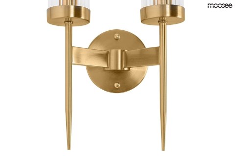 MOOSEE lampa ścienna TORCH TWIN złota