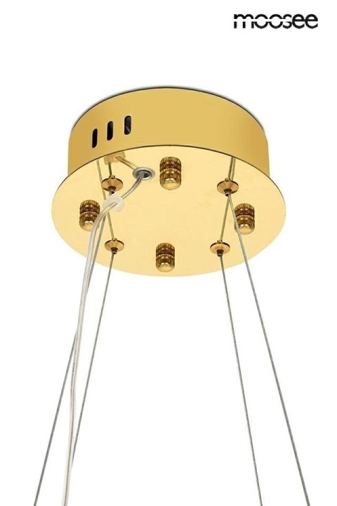 MOOSEE lampa wisząca AMIRA 80 złota MOOSEE lampa wisząca AMIRA 80 złota