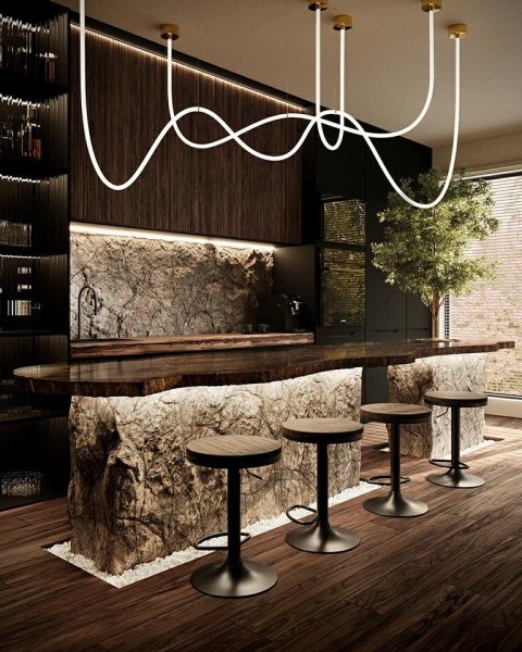 MOOSEE lampa wisząca LASSO 1000 Smart złota