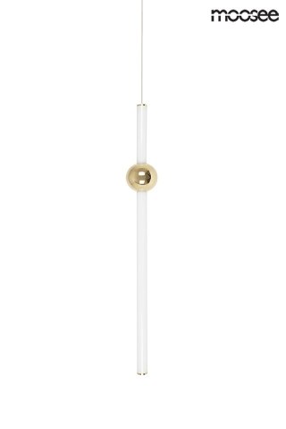 MOOSEE lampa wisząca LIBRA 60 IN biała / złota