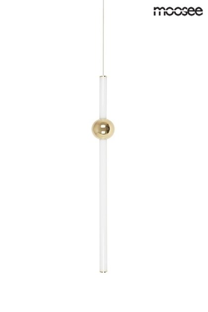 MOOSEE lampa wisząca LIBRA 60 IN biała / złota