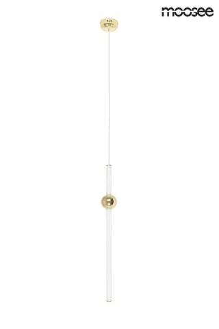 MOOSEE lampa wisząca LIBRA 60 IN biała / złota