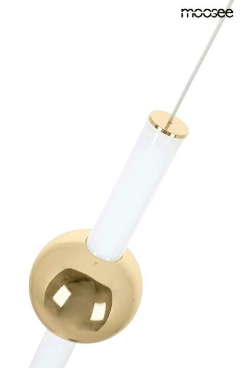 MOOSEE lampa wisząca LIBRA 60 IN biała / złota