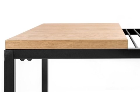 Stolik GALLER dąb - gazetnik, MDF, metal Stolik GALLER dąb - gazetnik, MDF, metal