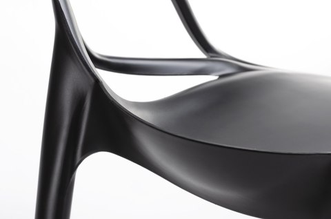 Krzesło barowe HILO PREMIUM 75 cm czarne Krzesło barowe HILO PREMIUM 75 cm czarne