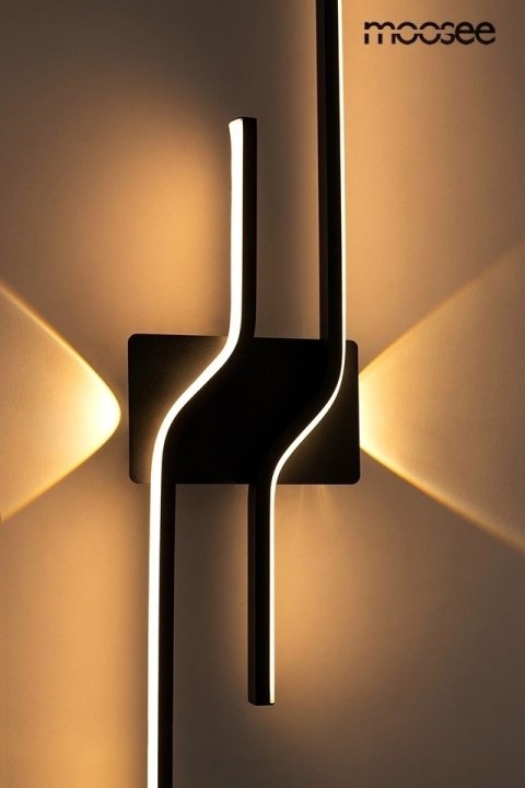 MOOSEE lampa ścienna ROCHE 100 czarna MOOSEE lampa ścienna ROCHE 100 czarna