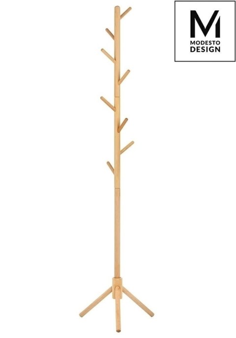MODESTO wieszak stojący STICK naturalny - drewno bukowe MODESTO wieszak stojący STICK naturalny - drewno bukowe