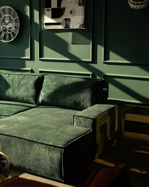 Narożnik PILLOW M prawy z funkcją spania zielony Narożnik PILLOW M prawy z funkcją spania zielony