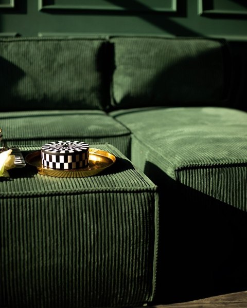 Narożnik PILLOW M prawy z funkcją spania zielony Narożnik PILLOW M prawy z funkcją spania zielony