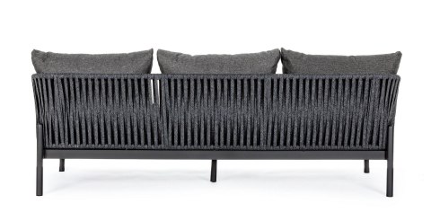 BIZZOTTO sofa 3-osobowa ogrodowa FLORENCIA ciemnoszara BIZZOTTO sofa 3-osobowa ogrodowa FLORENCIA ciemnoszara