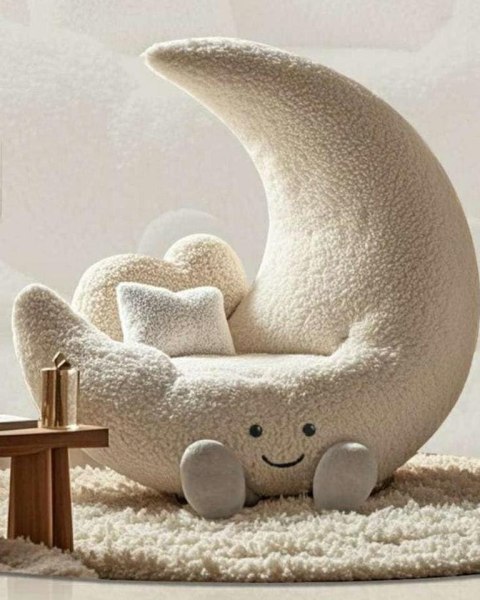 Fotel dziecięcy MOON biały Fotel dziecięcy MOON biały