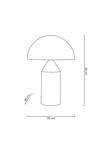 MOOSEE lampa biurkowa FUNGO złota