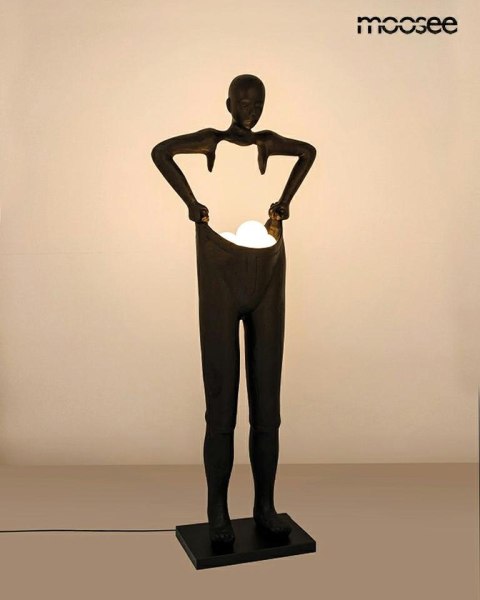 MOOSEE lampa podłogowa HUMAN HOUDINI czarna