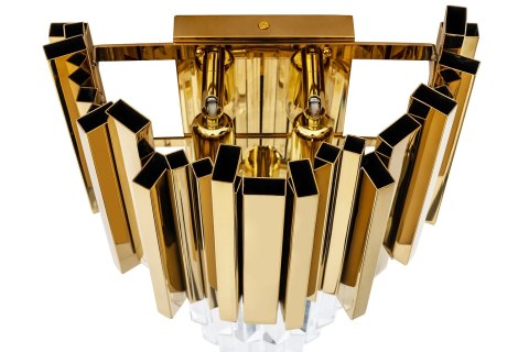 MOOSEE lampa ścienna IMPERIAL WALL GOLD - stal, kryształ