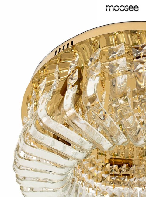 MOOSEE lampa sufitowa / plafon BALUNA 50 złota MOOSEE lampa sufitowa / plafon BALUNA 50 złota