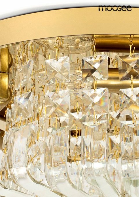 MOOSEE lampa sufitowa / plafon BALUNA 50 złota MOOSEE lampa sufitowa / plafon BALUNA 50 złota