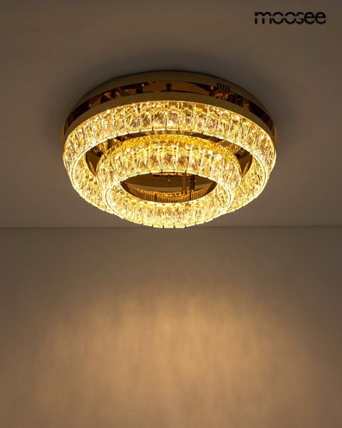 MOOSEE lampa sufitowa / plafon SAVOY 2 złota MOOSEE lampa sufitowa / plafon SAVOY 2 złota